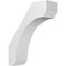 Ekena Millwork 5 1/2-in. W x 16-in. D x 20-in. H Legacy Architectural Grade PVC Knee Brace BRCP055X16X20LEC - alternate 1